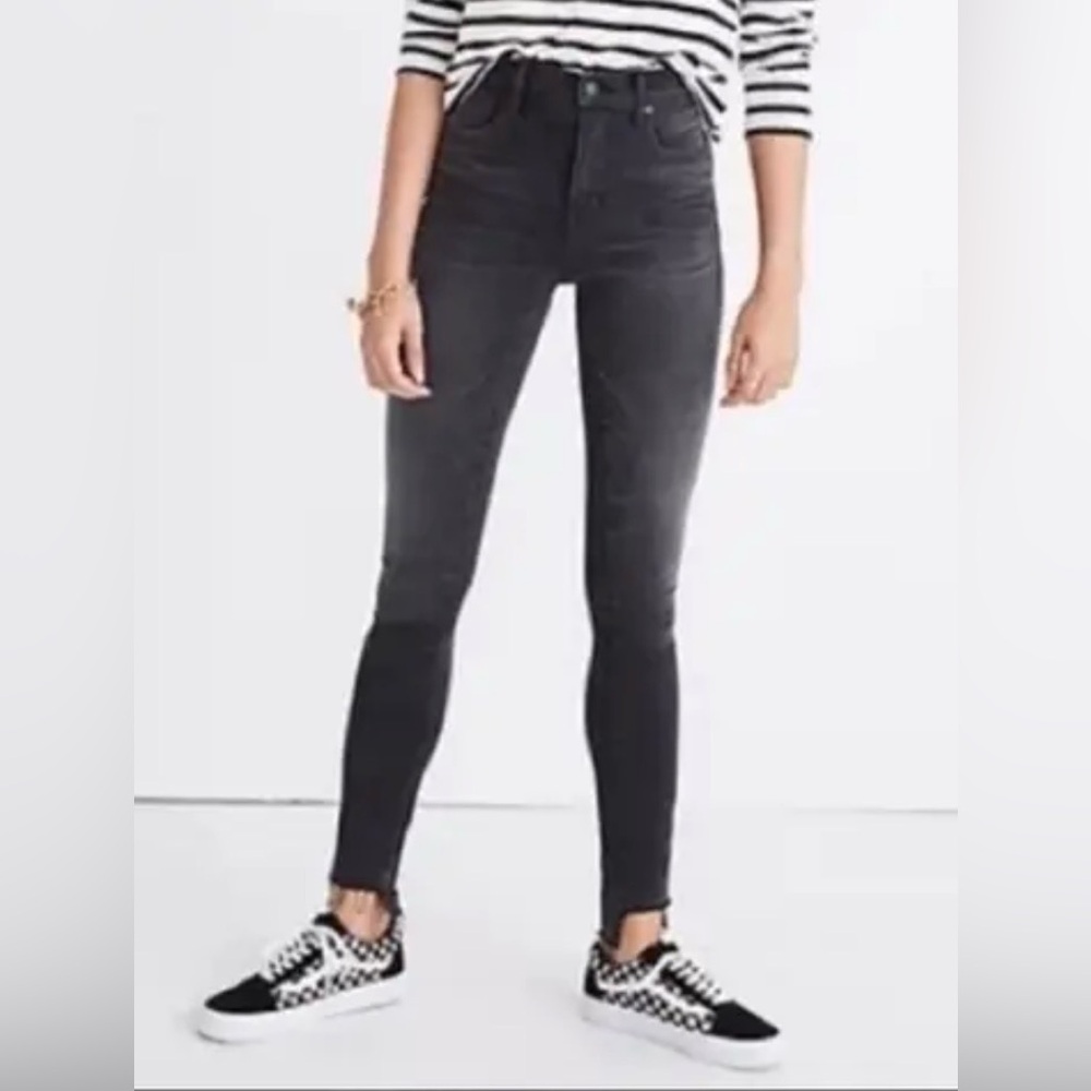 Madewell Charcoal High Rise Jeans